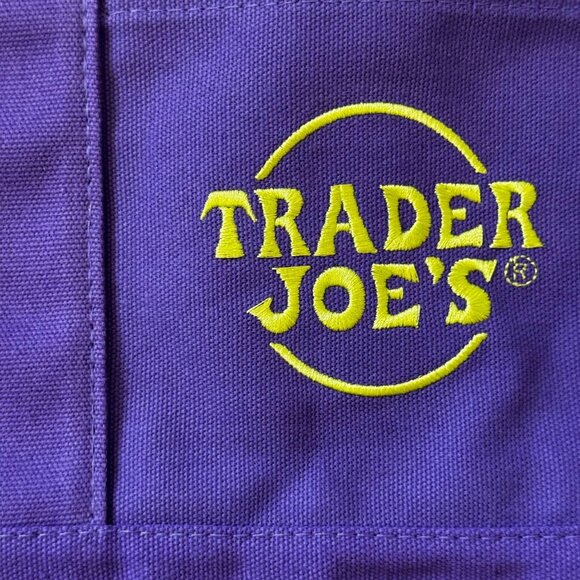 NWT!  LAST ONE!  Trader Joe's Trending Canvas MINI Bag. - Picture 2 of 4